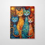 Wallity KNV9988 - 70100 Pintura Decorativa en Lienzo Multicolor 70 x 100 cm